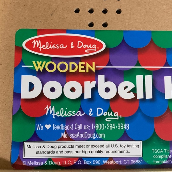 Melissa & Doug Wooden Doorbell House - Picture 9 of 12